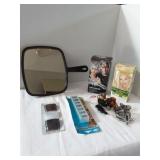 Hair dye and hair products, personal mirror