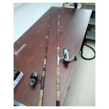 Pair of fishing poles