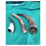 3 stag horns