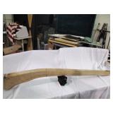 Handcarved wood rifle - beginning phase
