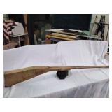 Handcarved wood rifle