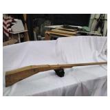 Handcarved wood rifle - beginning phase
