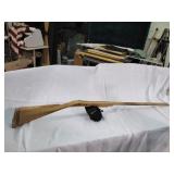 Handcarved wood rifle