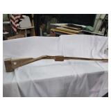 Handcarved wood rifle