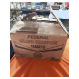 Box of federal grand champion targets