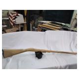 Handcarved wood rifle