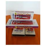 4 new cen-tech digital calipers