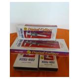 4 new cen-tech digital calipers