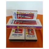 4 new cen-tech digital calipers