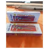 2 new 6 inch cen-tech digital calipers