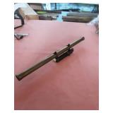 Brass scope with Lyman mount