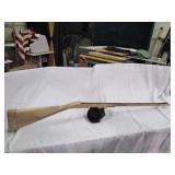 Handcarved wood rifle