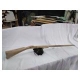 Handcarved wood rifle