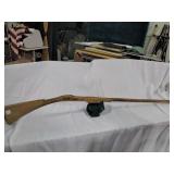 Handcarved wood rifle