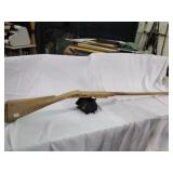 Handcarved wood rifle