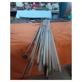 Ram rods and dowel rods lot