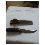 Schrade USA 498 stag Bowie knife