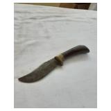 Fixed blade knife Damascus Steele