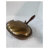 Brass coal holder or bed warmer