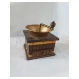 Retro style wooden coffee grinder