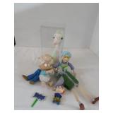 Burger King rugrats and Encased beanie baby