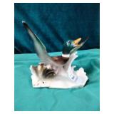 Mallard duck figurine