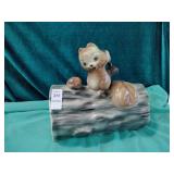 Squirrel cookie jar