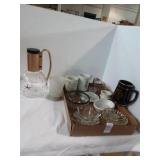 Miscellaneous glassware lot
