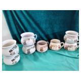 Soup and coffee mugs