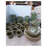 Hull pottery oven proof green