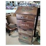 Large hand painted Taters box