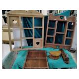 Wood wall decor lot