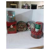 Vintage tins lot