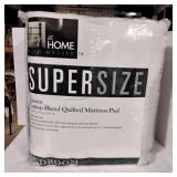 New queen quilted mattress pad