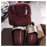 Vintage Escort red luggage