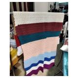 Homemade twin size Afghan