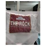The rock overfilled down and feathers pillow