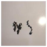 Sterling  charms and hanging pendent