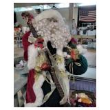 Tall display Santa Claus