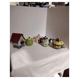 Mary Engelbreit Teapot shaped pin cushions