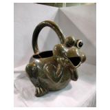 The cutest 1 eyed frog planter you ever seen!