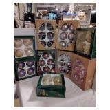 9 new boxes of Christmas by Krebs ornaments