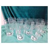 Set of 12 crate and barrel tumblers - new