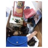 Miscellaneous lot wind chime frog massager