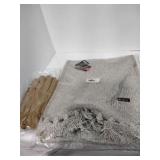 Brand new womans Woolrich scarf and gloves