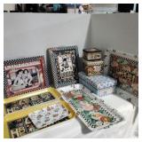 Mary Engelbreit trays and boxes