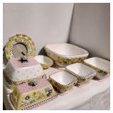 Large Mary Engelbreit pink roses lot