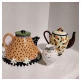 Mary Engelbreit teapot piggy bank vase