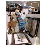 Christmas decor large metal snowman