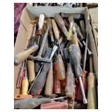 Box lot of screwdrivers